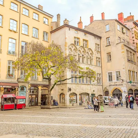Duplex Lumineux Et Authentique, Vieux-lyon شقة ليون